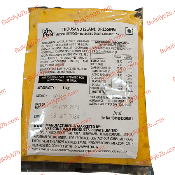 Veeba TP Thousand Island Dressing 1kg