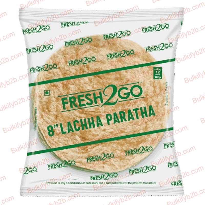Fresh2go - Frozen Lachha Paratha 8" (12*80g)