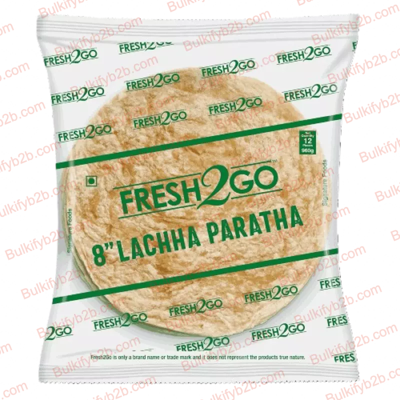 Fresh2go - Frozen Lachha Paratha 8" (12*80g)