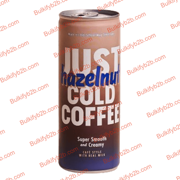 JUST COLD COFFEE HAZELNUT CAN 220ML