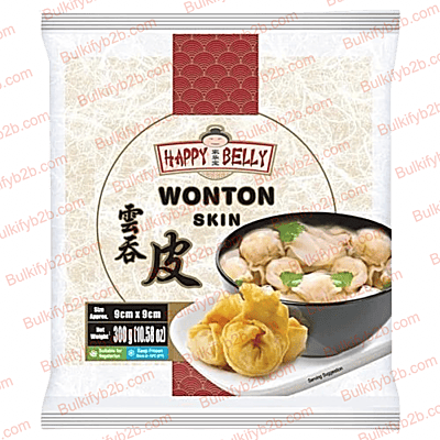 Happy Belly Wonton Sheets 110mm (300g)