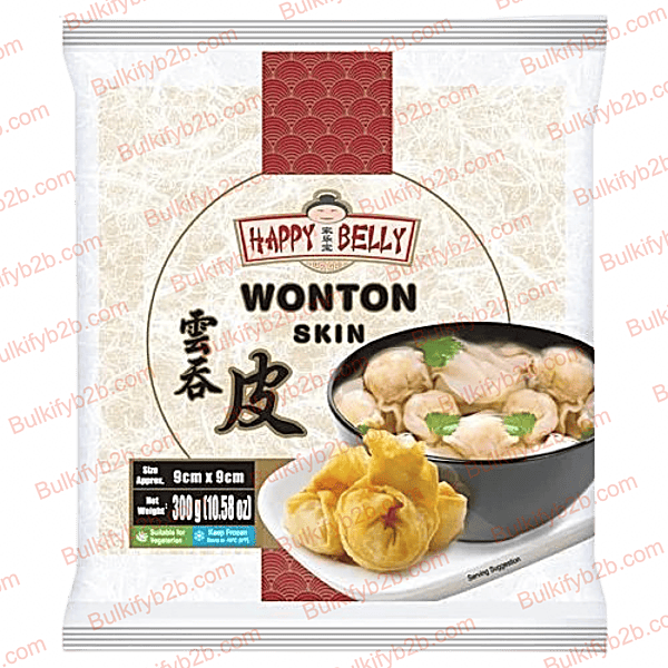 Happy Belly Wonton Sheets 110mm (300g)