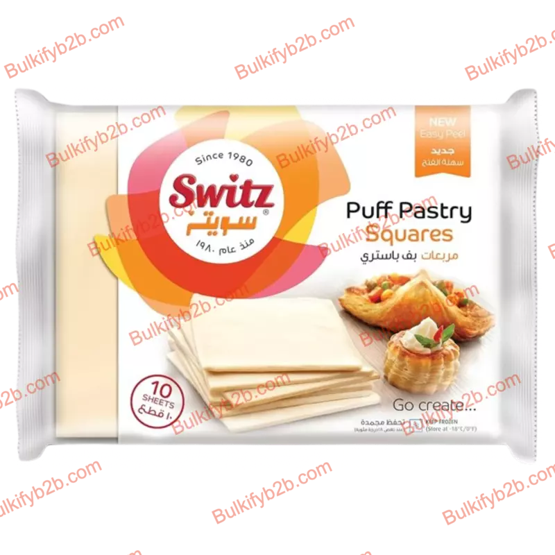 Switz Puff Dough Square Small 400G