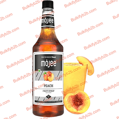 MOJEE PEACH SYRUP 1LTR