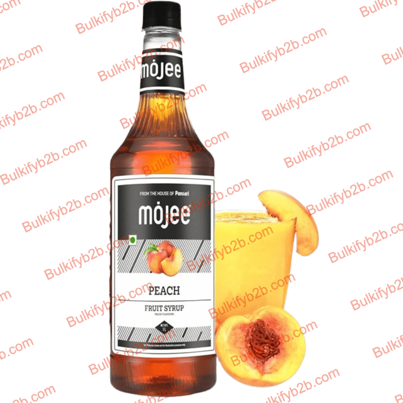 MOJEE PEACH SYRUP 1LTR