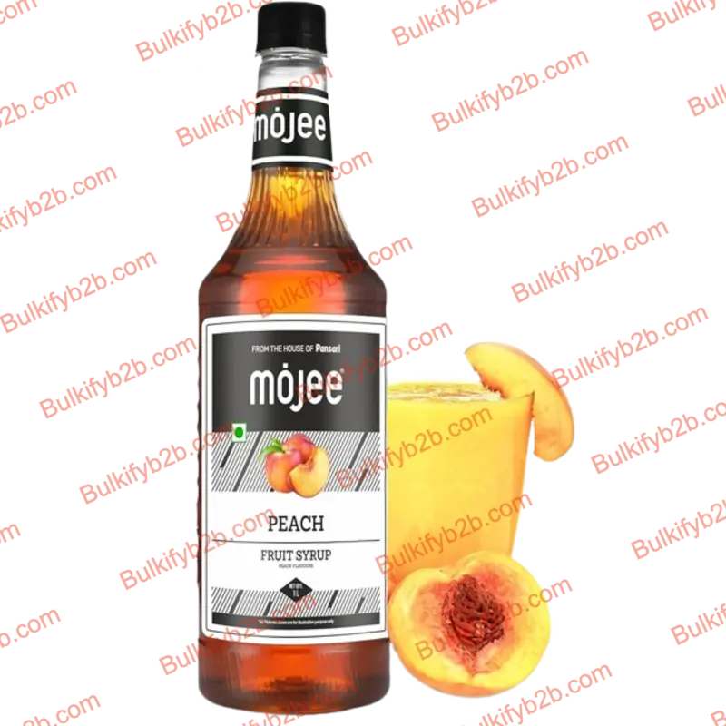 MOJEE PEACH SYRUP 1LTR
