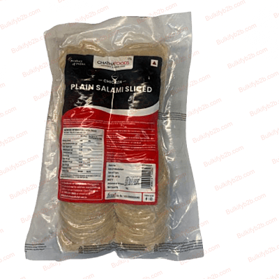 Chatha Chicken Plain Salami Sliced 1kg