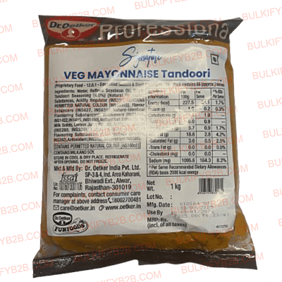 Dr Oetker Signature Tandoori Mayonnaise 1kg