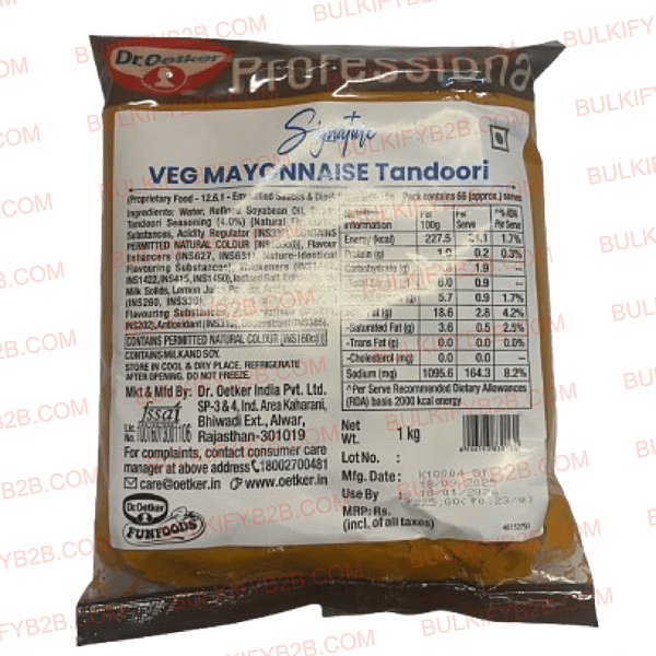 Dr Oetker Signature Tandoori Mayonnaise 1kg