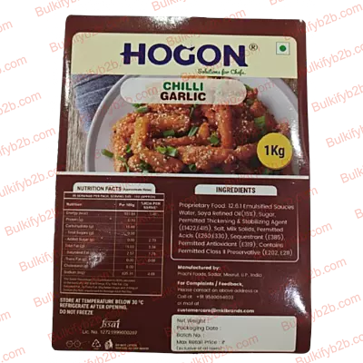 HOGON CHILLI GARLIC DIP 1KG