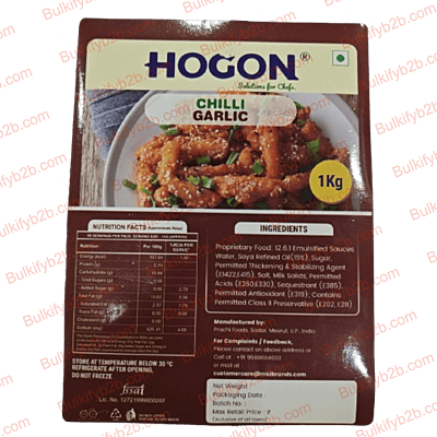 HOGON CHILLI GARLIC DIP 1KG