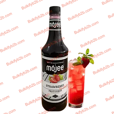 Mojee Strawberry Syrup 1ltr