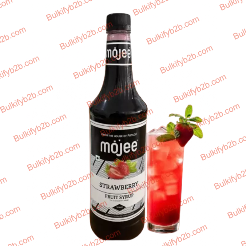 Mojee Strawberry Syrup 1ltr