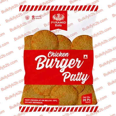 Pyramid Chicken Burger Patty 1.2kg