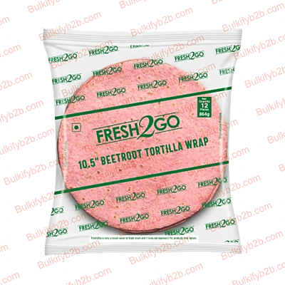 Fresh2go Beetroot Tortilla 10.5" (12*72g)