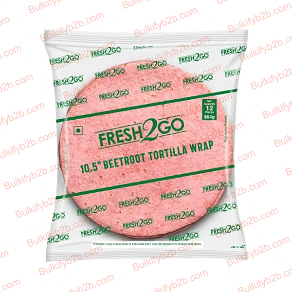 Fresh2go Beetroot Tortilla 10.5" (12*72g)