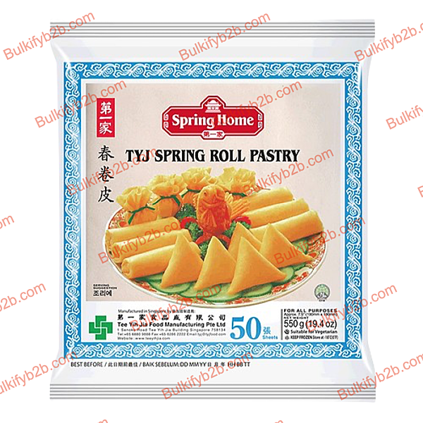 TYJ Spring Roll Pastry 7.5" (50 sheets)