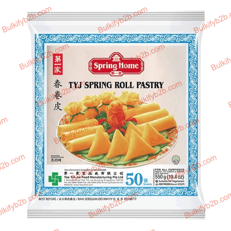 TYJ Spring Roll Pastry 7.5" (50 sheets)