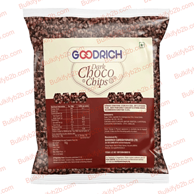 GR COMPOUND DARK CHOCO CHIPS 1KG