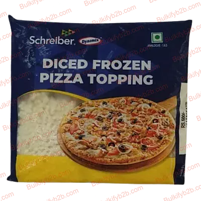 Dynamix Diced Pizza Topping Mozarella 2kg