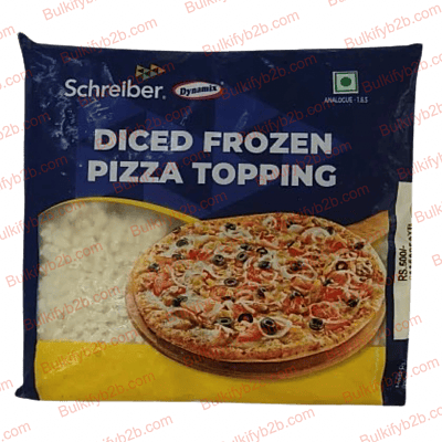 Dynamix Diced Pizza Topping Mozarella 2kg