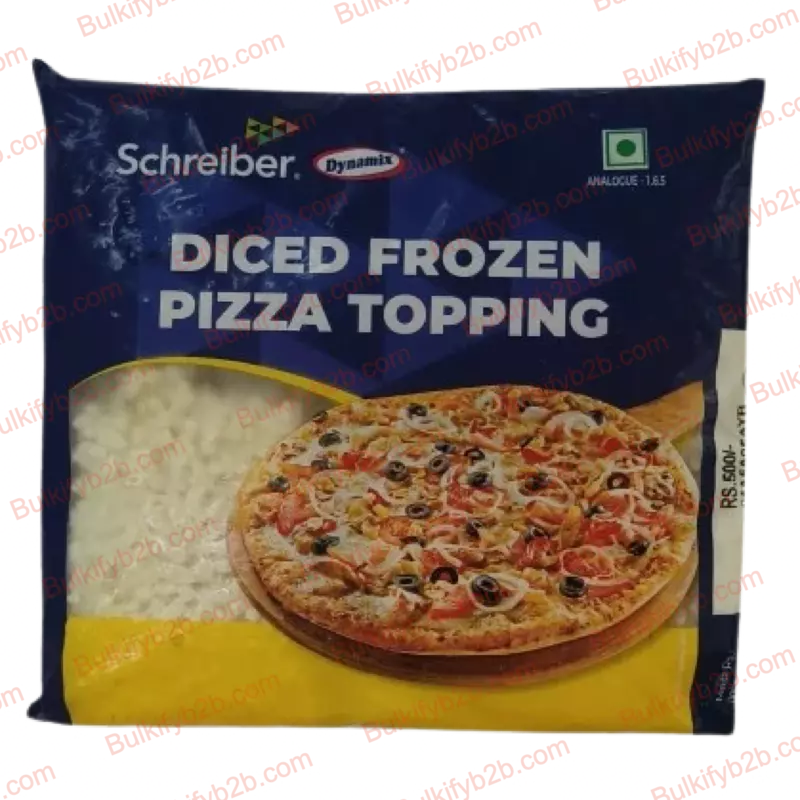 Dynamix Diced Pizza Topping Mozarella 2kg