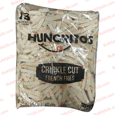 Hungritos Crinkle Cut French Fries 2.5kg