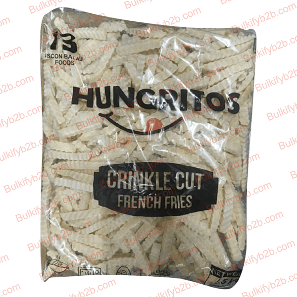 Hungritos Crinkle Cut French Fries 2.5kg