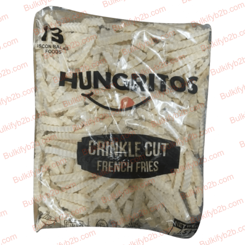 Hungritos Crinkle Cut French Fries 2.5kg