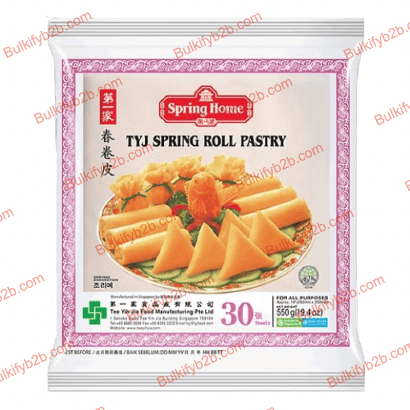 TYJ Spring Roll Pastry 10" (30 sheets)