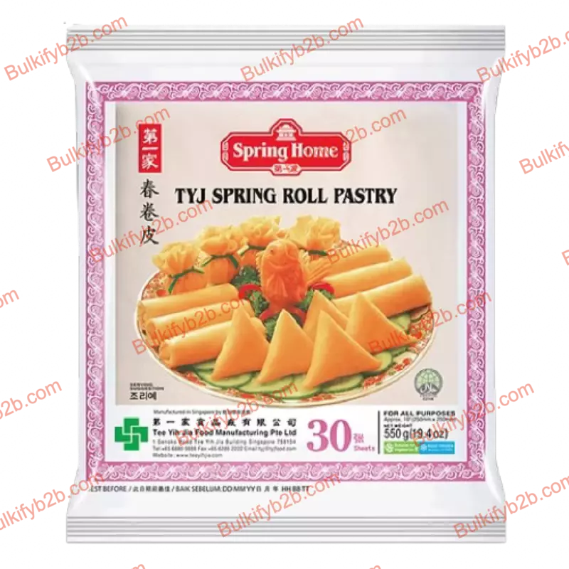 TYJ Spring Roll Pastry 10" (30 sheets)