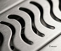Wave Shower Drain Channel
