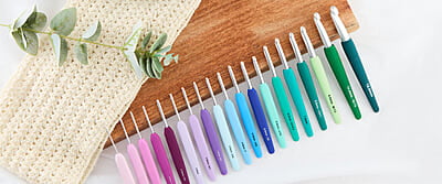 KnitPro Single Ended Crochet Hook Set Grand Waves 2.0 KnitPro Single Ended Crochet Hook Set Grand Waves 2.0