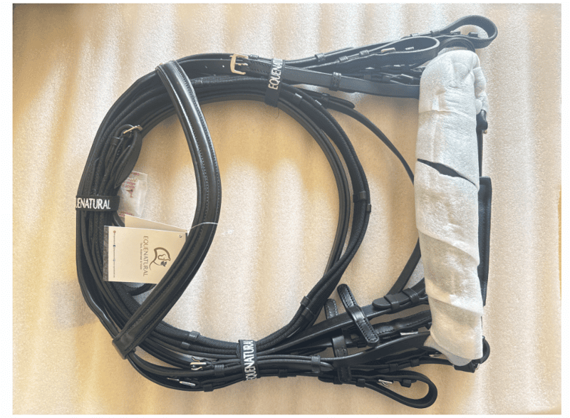 Equenatural Plain Weymouth bridle with double reins