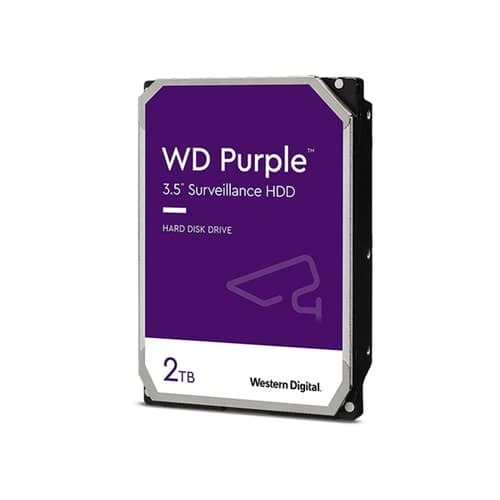WD Purple 2TB Surveillance Internal Hard Drive – 3.5-Inch SATA 6Gb/s | 5400RPM