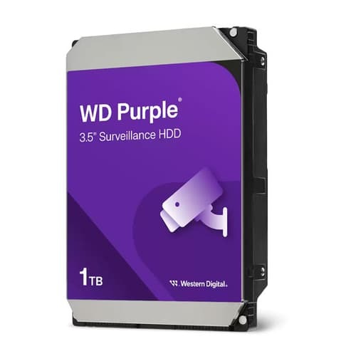WD Purple 1TB Surveillance Internal Hard Drive – 3.5-Inch SATA 6Gb/s | 5400RPM