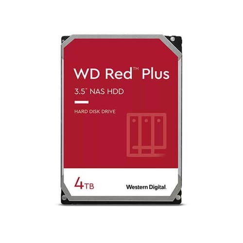 Western Digital Red Plus 4TB NAS HDD – 5400 RPM | 3.5 Inch SATA | 3-Year Warranty