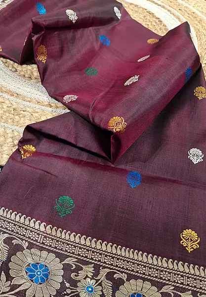 Revival Baluchari  Color Wine