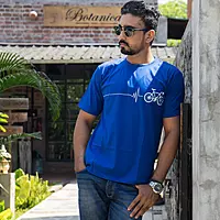 WEEKEND CYCLIST ROUND NECK T-SHIRT