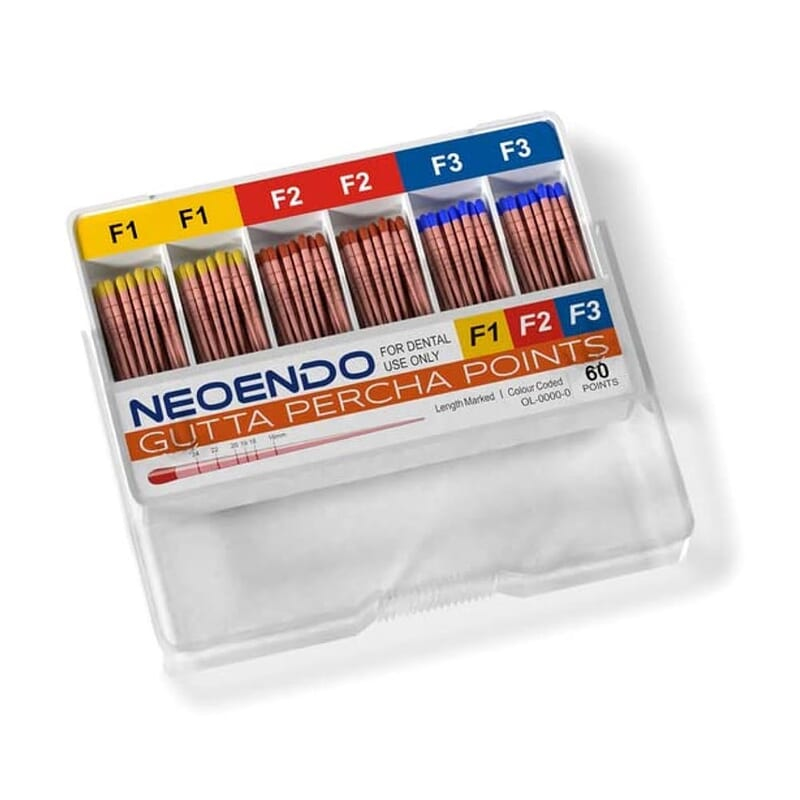 NeoEndo ProTaper Gutta Percha Points F1 F2 F3 – Length Marked