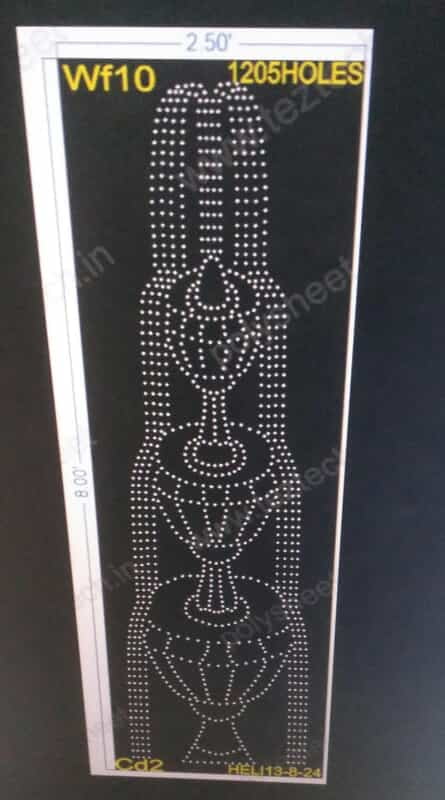 WF10 WATER FOUNTAIN 8X2.5 FEET 1205 HOLES