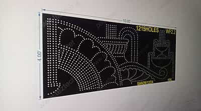 WF2.2 WATER FOUNTAIN 1 PART 4X10 FEET 1215 HOLES