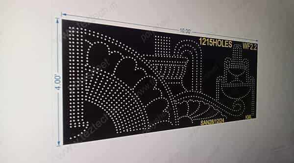 WF2.2 WATER FOUNTAIN 1 PART 4X10 FEET 1215 HOLES