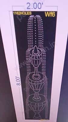 WF6 WATER FOUNTAIN 8X2 FEET 1162 HOLES