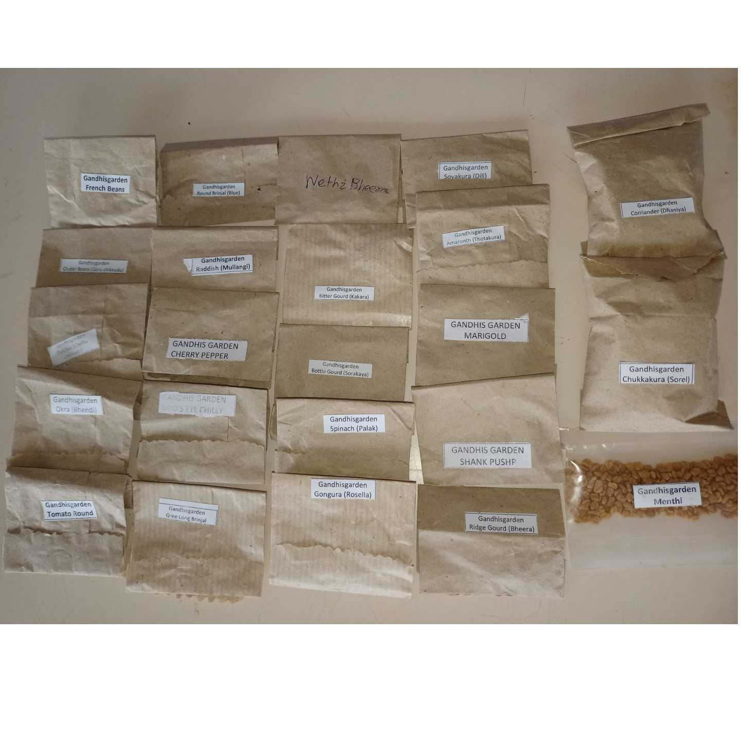 23 types of seeds for small gardens in combo pack