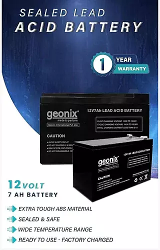 Geonix Ups Battery 7Ah Gxupsb127 Geonix Ups Battery 7Ah Gxupsb127