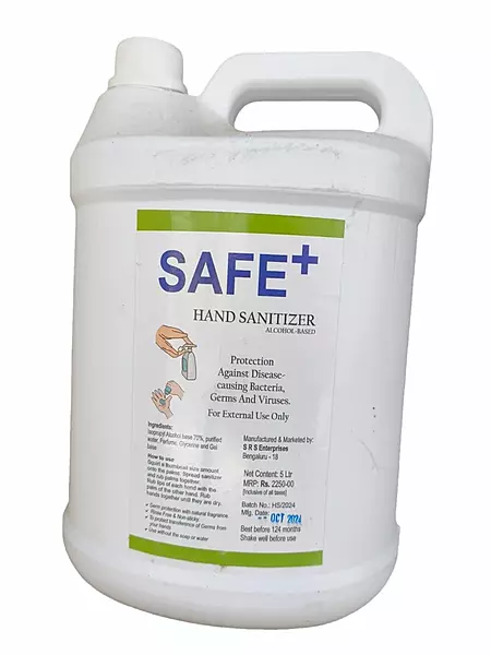 Safe Plus Hand Sanitizer Liquid-5000 Ml