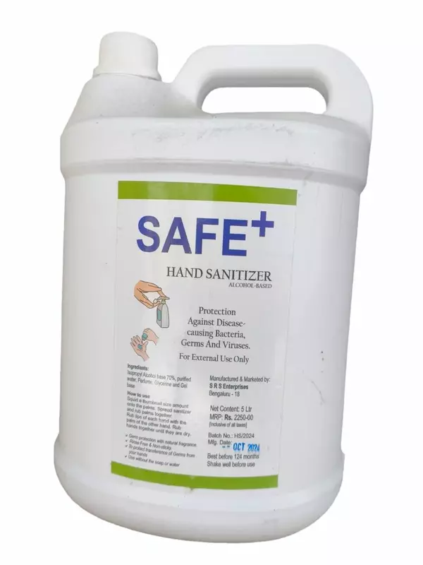 Safe Plus Hand Sanitizer Liquid-5000 Ml