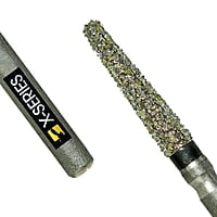 TriHawk Zirconia Cutting Bur FG 198-018XC – Extra Coarse Diamond Bur