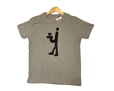 'Chai' Half Sleeve Tee Grey